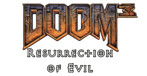 DOOM 3 Resurrection of Evil Логотип