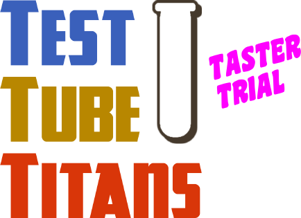 Test Tube Titans: Taster Trial Логотип