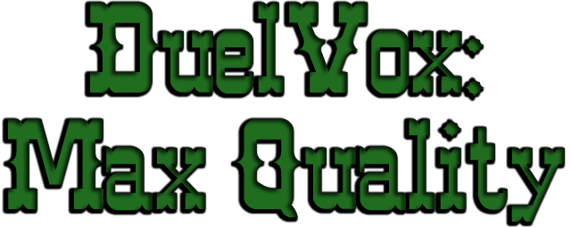 DuelVox: Max Quality Логотип