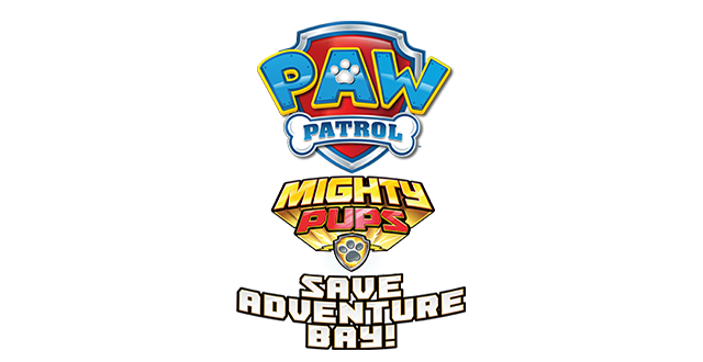 PAW Patrol Mighty Pups  Save Adventure Bay Логотип