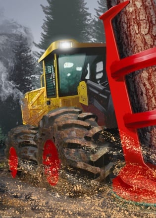 Lumberjack Simulator Постер