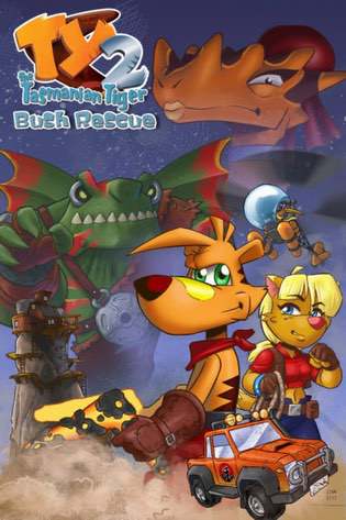 TY the Tasmanian Tiger 2 Постер