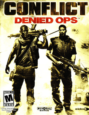 Conflict: Denied Ops Постер