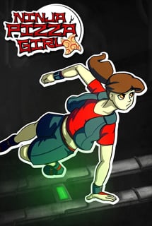 Ninja Pizza Girl Постер