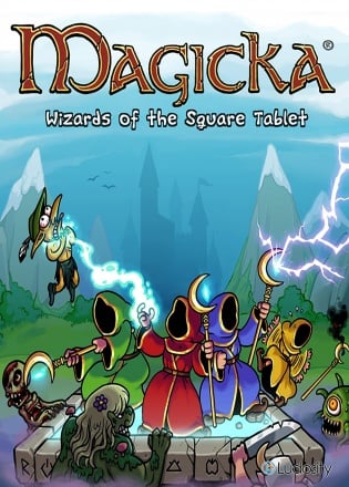 Magicka: Wizards of the Square Tablet Постер