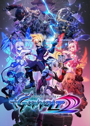 Azure Striker Gunvolt 2 Постер