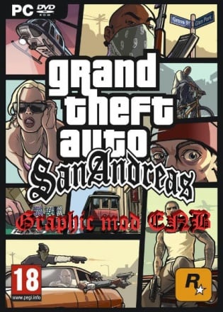 GTA San Andreas Graphic mod ENB Постер