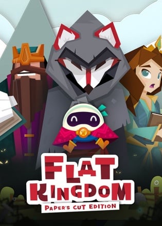 Flat Kingdom Paper's Cut Edition Постер