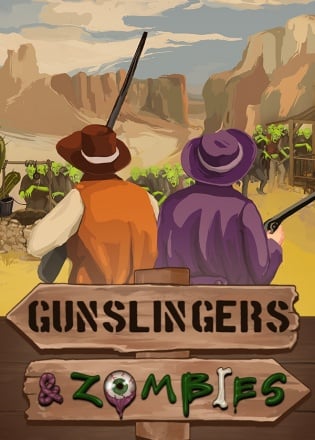 Gunslingers & Zombies Постер