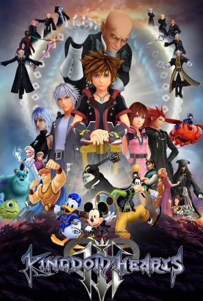 Kingdom Hearts 3 and Re Mind Постер