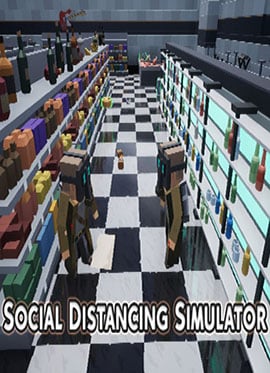 Social Distancing Simulator Постер