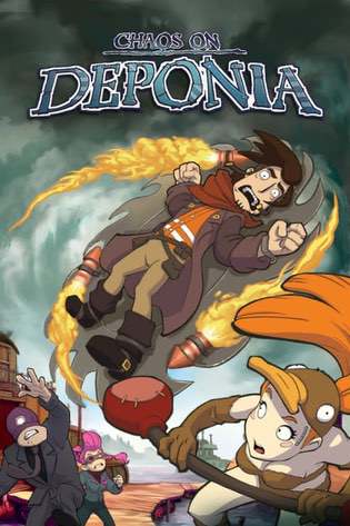 Chaos on Deponia Постер