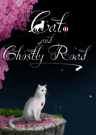 Cat and Ghostly Road Постер