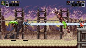 Скриншоты игры Blazing Chrome