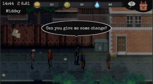 Скриншоты игры CHANGE: A Homeless Survival Experience