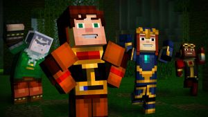 Скриншоты игры Minecraft: Story Mode