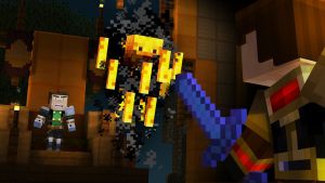 Скриншоты игры Minecraft: Story Mode