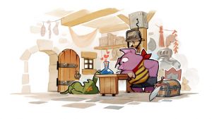 Скриншоты игры Wonder Boy: The Dragon's Trap