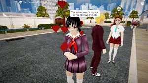 Скриншоты игры Yandere School